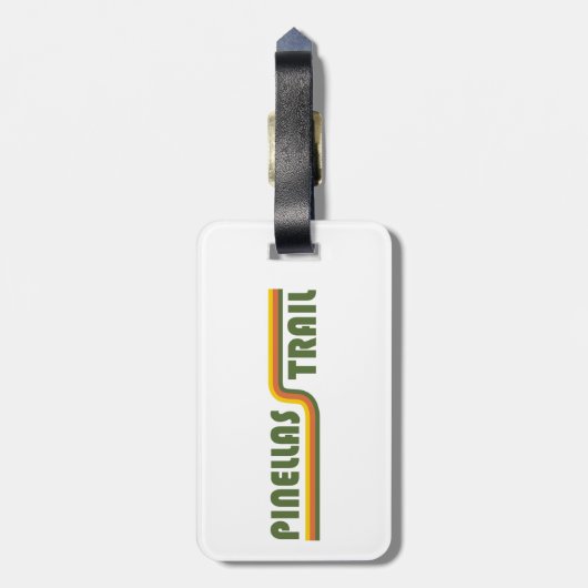 Pinellas Trail Florida Bagagelabel (Achterkant verticaal)
