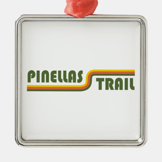 Pinellas Trail Florida Metalen Ornament (Voorkant)