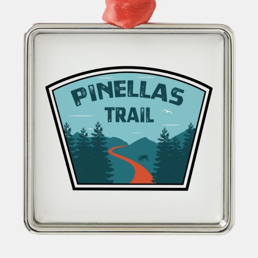 Pinellas Trail Metalen Ornament (Voorkant)