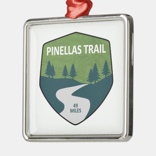 Pinellas Trail Metalen Ornament (Links)