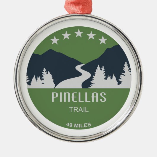Pinellas Trail Metalen Ornament (Voorkant)
