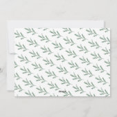 Pineneedle Prettige feestdagen Modern Foto Feestdagenkaart (Achterkant)