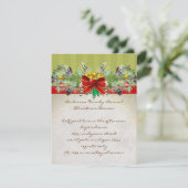 Pinery Kerstmis-uitnodigingspartiest nodigt uit Kaart (Staand voorkant)