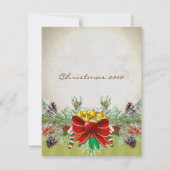 Pinery Kerstmis-uitnodigingspartiest nodigt uit Kaart (Achterkant)