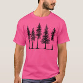 Pines Baseball Sleeve T-shirt (Voorkant)