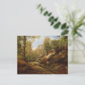 Pines & Berken Bomen of Het bos van Briefkaart (Staand voorkant)