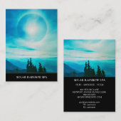 *~* Pines Blue Mountains Rainbow Sun Visitekaartje (Voorkant / Achterkant)