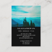 *~* Pines Blue Mountains Rainbow Sun Visitekaartje (Achterkant)