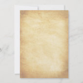 Pines Boughs Holiday Winter Wedding Invitation Kaart (Achterkant)