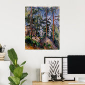 Pines en Rocks (Pins et Rochers) Paul Cézanne Poster (Thuiskantoor)