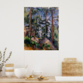 Pines en Rocks (Pins et Rochers) Paul Cézanne Poster (Keuken)