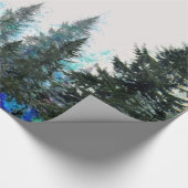 PINES FOREST MOUNTAIN LANDSCAPE CADEAUPAPIER (Hoek)
