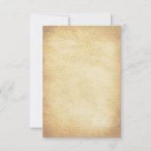 Pines kocht vakantie winter bruiloft RSVP-kaart RSVP Kaartje (Achterkant)