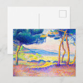 Pines langs de kust van Henri Edmond Cross Briefkaart (Voorkant / Achterkant)