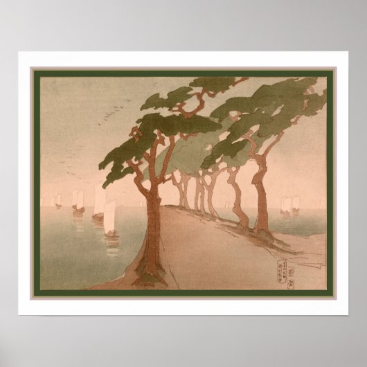 "Pines van het Zee" ca. 1912 Poster (Voorkant)