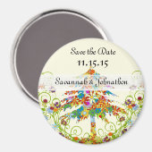 Pines Vloerbomen Weddenschap Magnet (Voorkant / Achterkant)