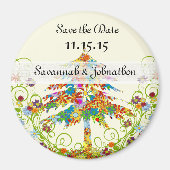 Pines Vloerbomen Weddenschap Magnet (Voorkant)