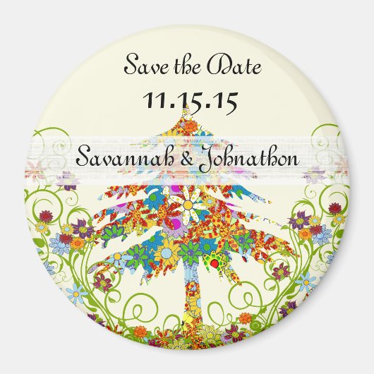 Pines Vloerbomen Weddenschap Magnet (Voorkant)