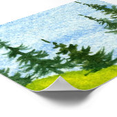 Pinescape Mini-Poster Poster (Hoek)