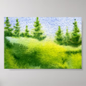 Pinescape Mini-Poster Poster (Voorkant)