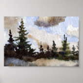 Pinescape Mini-Poster Poster (Voorkant)