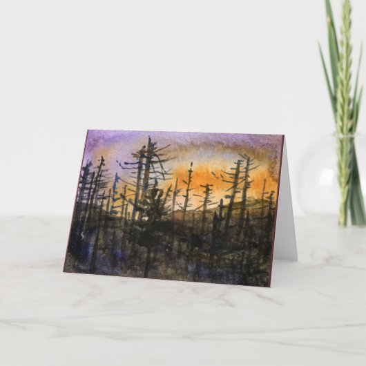 Pinescape Wenskaart Kaart (Voorkant)