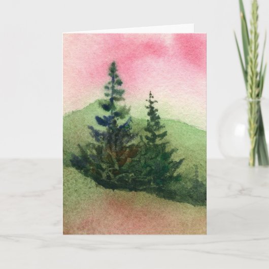 Pinescape Wenskaart Kaart (Voorkant)