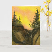 Pinescape Wenskaart Kaart (Gele Bloem)