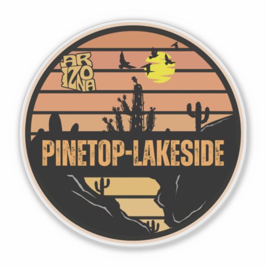 Pinetop-Lakeside, Arizona Sticker (Voorkant)