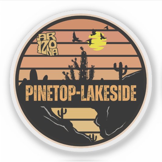 Pinetop-Lakeside, Arizona Sticker (Voorkant)