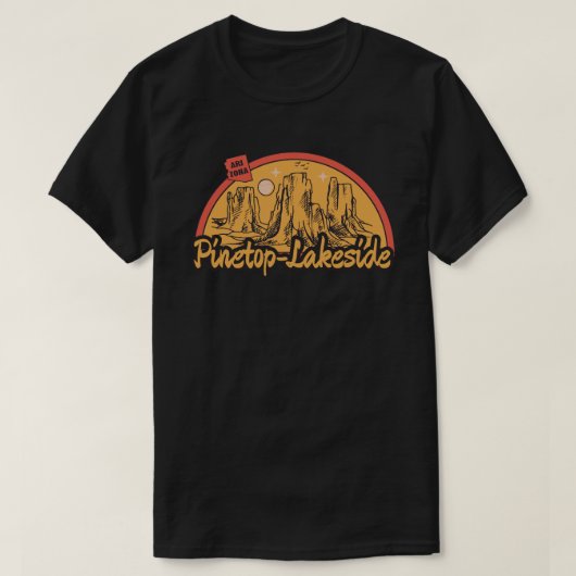 Pinetop-Lakeside, Arizona T-shirt (Design voorkant)