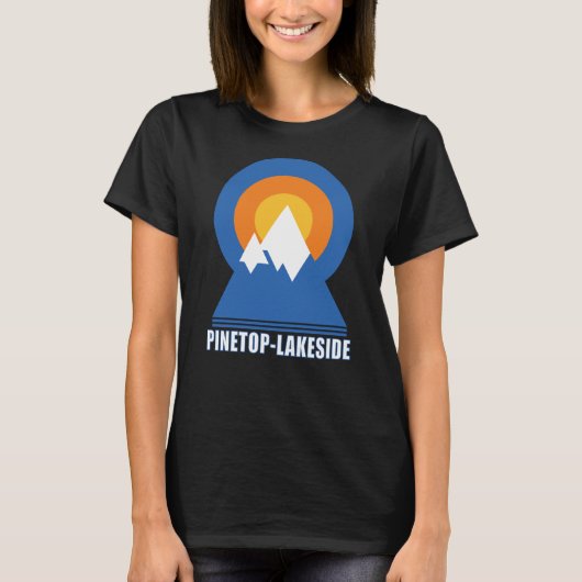 Pinetop Lakeside Hike Sunset T-shirt (Voorkant)