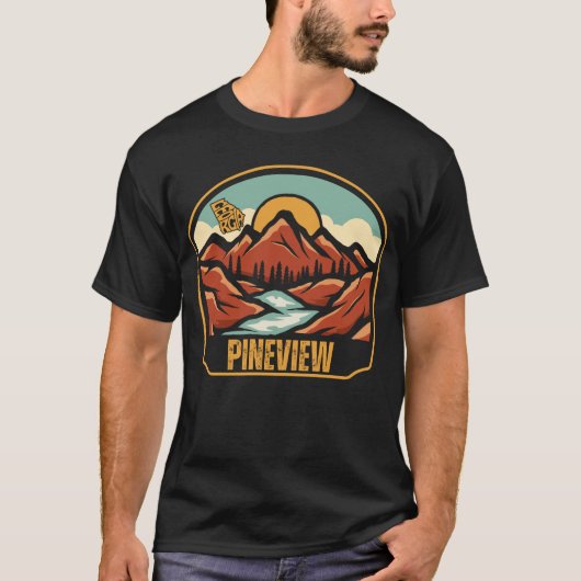 Pineview, Georgië T-shirt (Voorkant)