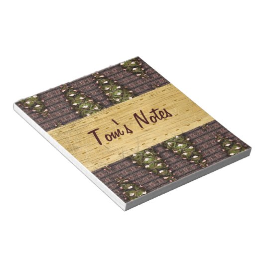 Pinewood-blocnote van Alexandra Cook Notitieblok (Schuin)