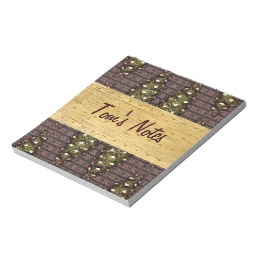 Pinewood-blocnote van Alexandra Cook Notitieblok (Linkerzijde)