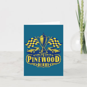 Pinewood derby welpenverkenners geruite vlag racen kaart