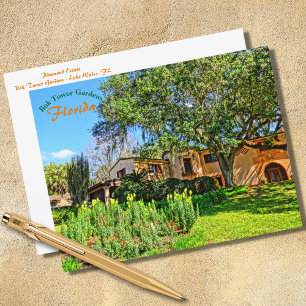 Pinewood Estate Mansion Bok Tower Gardens Florida Briefkaart