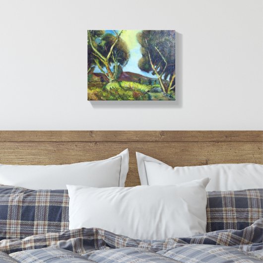 PINEWOOD IN TUSCANY CANVAS AFDRUK (Insitu (Slaapkamer))