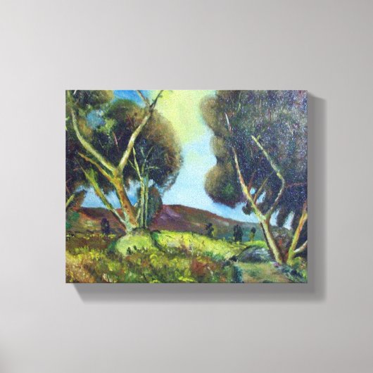 PINEWOOD IN TUSCANY CANVAS AFDRUK (Voorkant)