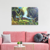 PINEWOOD IN TUSCANY CANVAS AFDRUK (Insitu (Woonkamer))