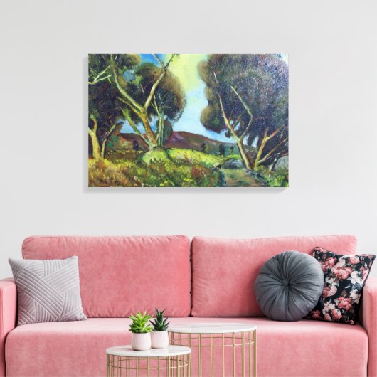 PINEWOOD IN TUSCANY CANVAS AFDRUK (Insitu (Woonkamer))