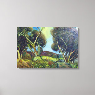 PINEWOOD IN TUSCANY CANVAS AFDRUK