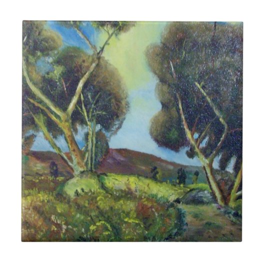 PINEWOOD IN TUSCANY TEGELTJE (Voorkant)