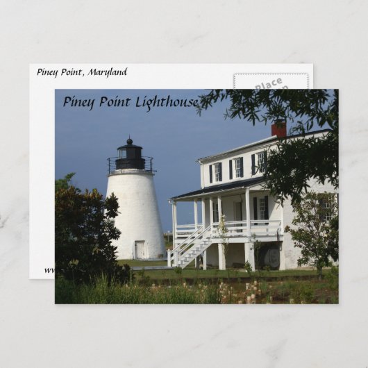 Piney Point Lighthouse Briefkaart (Voorkant / Achterkant)