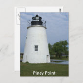 Piney Point Lighthouse Briefkaart (Voorkant / Achterkant)