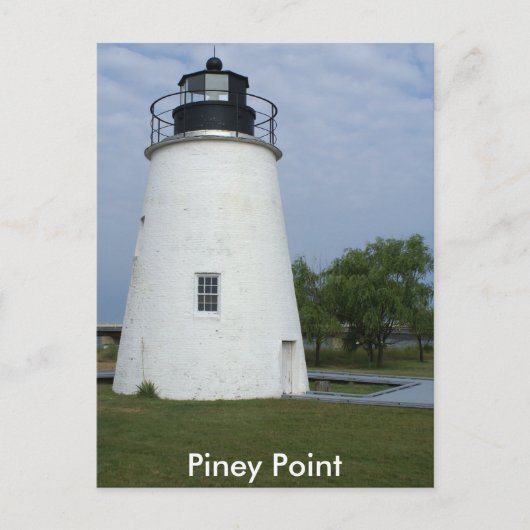 Piney Point Lighthouse Briefkaart (Voorkant)
