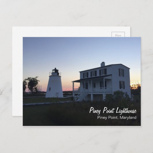 Piney Point Lighthouse Briefkaart (Voorkant / Achterkant)