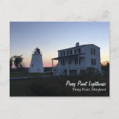 Piney Point Lighthouse Briefkaart (Voorkant)