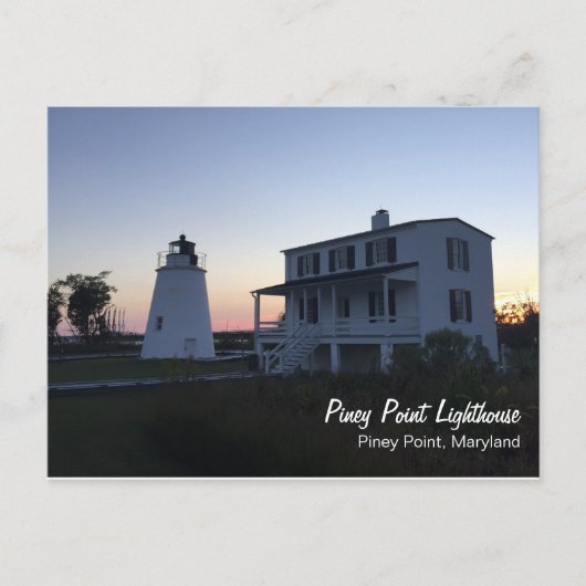 Piney Point Lighthouse Briefkaart (Voorkant)