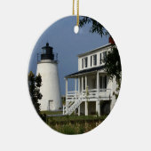 Piney Point Lighthouse Keramisch Ornament (Rechts)